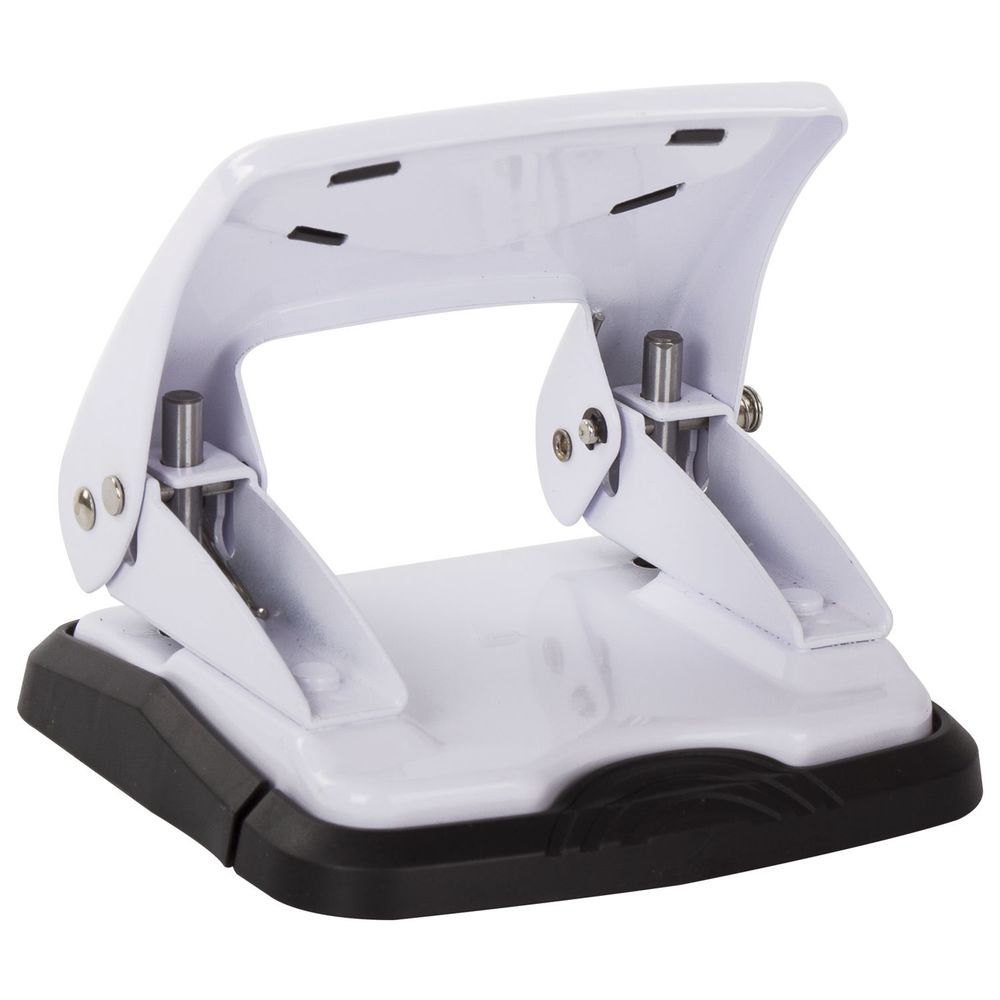 Дырокол металлический BRAUBERG "PN-150M", до 35 листов, белый