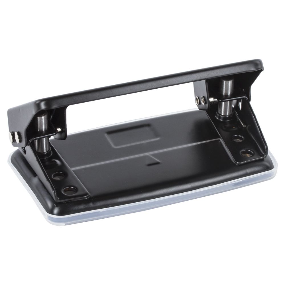 Дырокол металлический STAFF "EVERYDAY,", до 10 листов, без линейки, черный