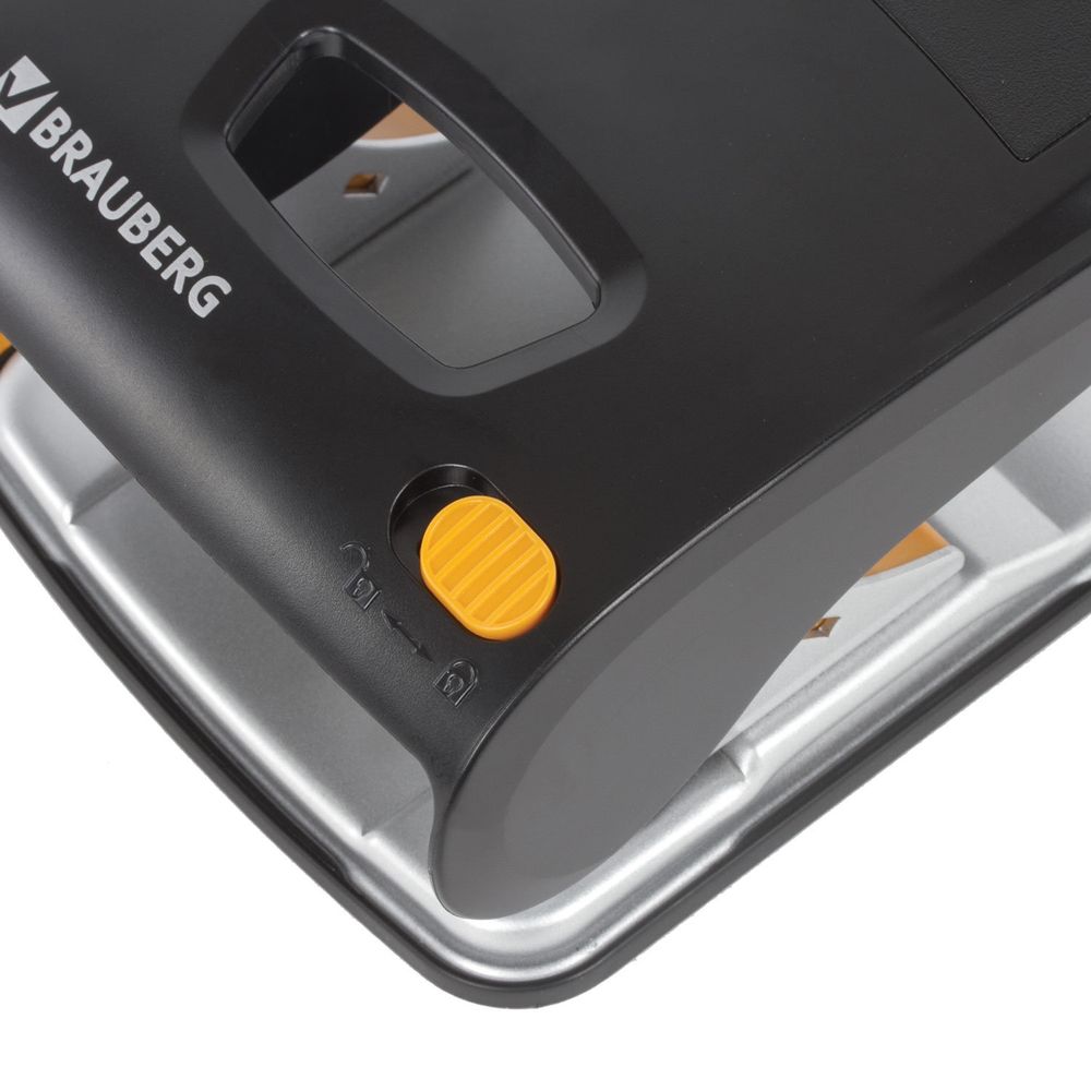 Дырокол ЭНЕРГОСБЕРЕГАЮЩИЙ BRAUBERG "Easy Press", до 30 листов, БЕЗ УСИЛИЙ