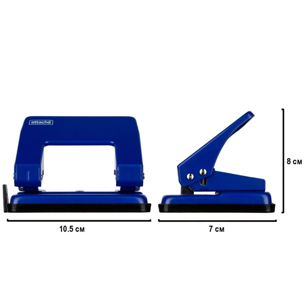 Дырокол 16 листов Attache WD204, синий