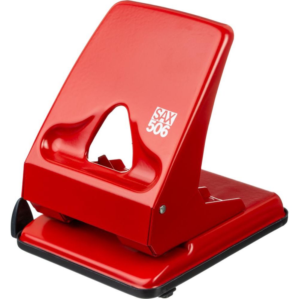 Дырокол 40 листов SAX 506, красный