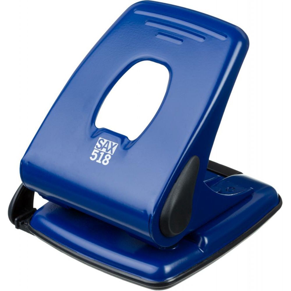 Дырокол 40 листов SAX 518, синий