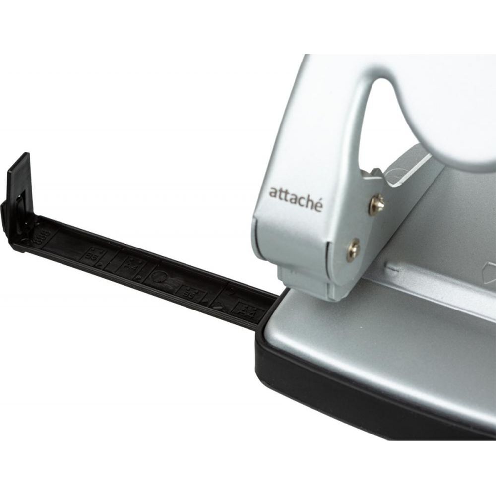 Дырокол 60 листов ATTACHE 6760, металл, серебро