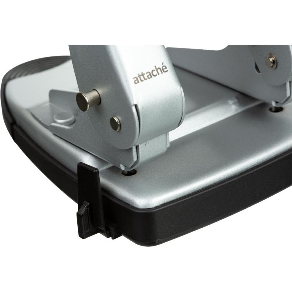 Дырокол 60 листов ATTACHE 6760, металл, серебро