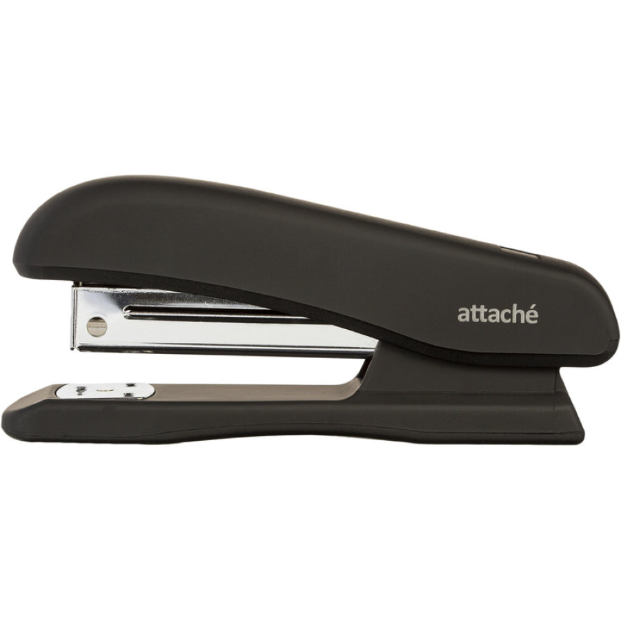 Степлер 20л Attache Comfort, soft touch покрытие, черн, №24/6, 26/6 