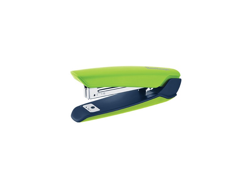 Степлер №10 Berlingo "Hyper" до 20л, 100 скоб, пластиковый корпус, зеленый
