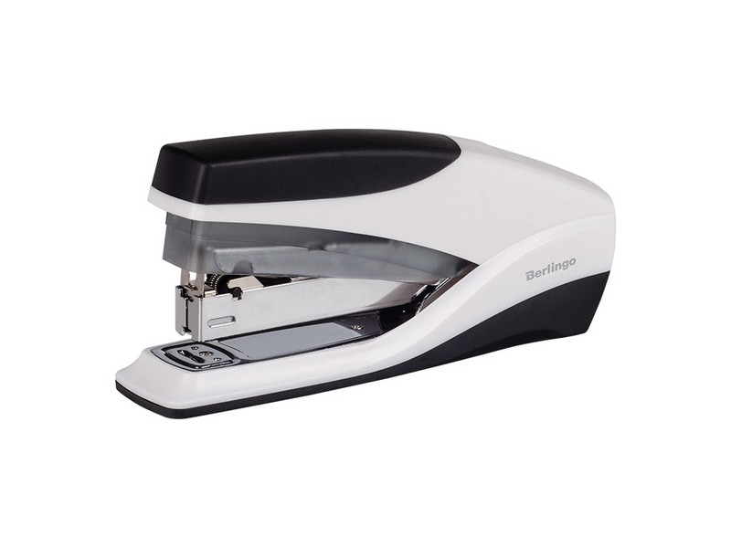 Степлер №24/6 Berlingo до 30л., пластиковый корпус, энергосберегающий, ассорти