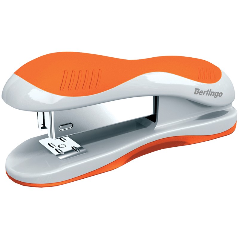 Степлер №24/6, 26/6 Berlingo "Office Soft" до 25л., пластиковый корпус, ассорти