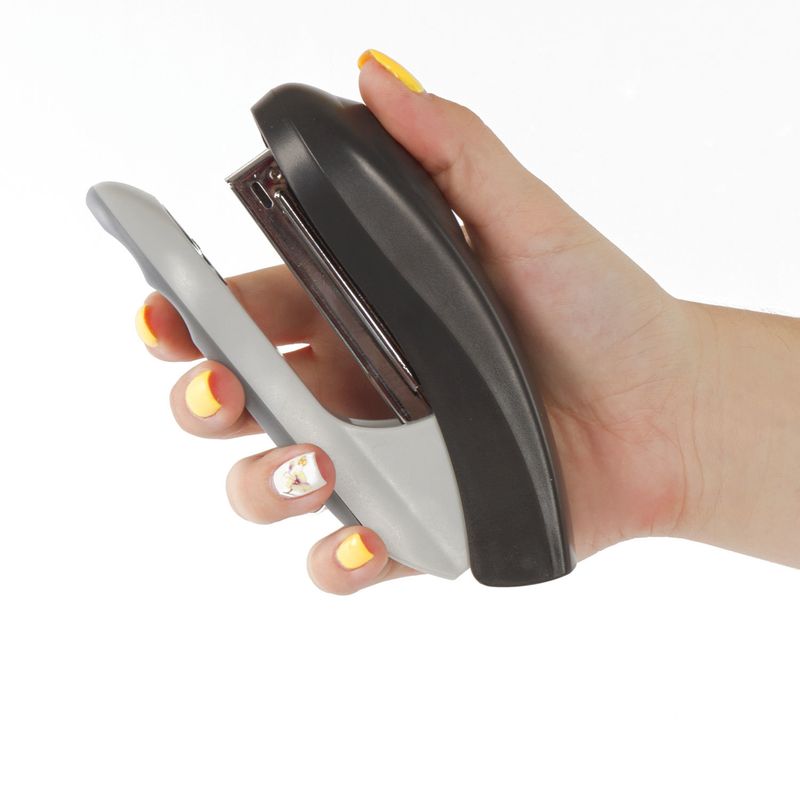 Степлер №24/6, 26/6 BRAUBERG "Original", до 25 листов, черный