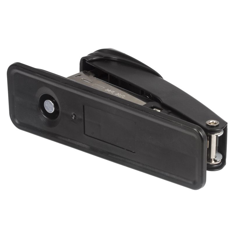 Степлер №24/6, 26/6 металлический STAFF "Manager", до 20 листов, черный