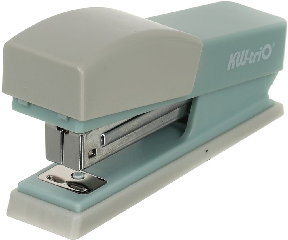 Степлер Kw-Trio 055X6-GRN Swing Standing 24/6 26/6 (20листов) зеленый 100скоб пластик коробка