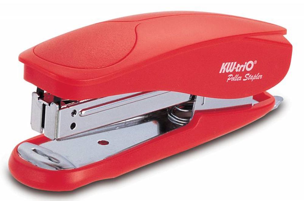 Степлер Kw-Trio 05566 Half-strip Pollex 24/6 26/6 (20листов) встроенный антистеплер ассорти 105скоб