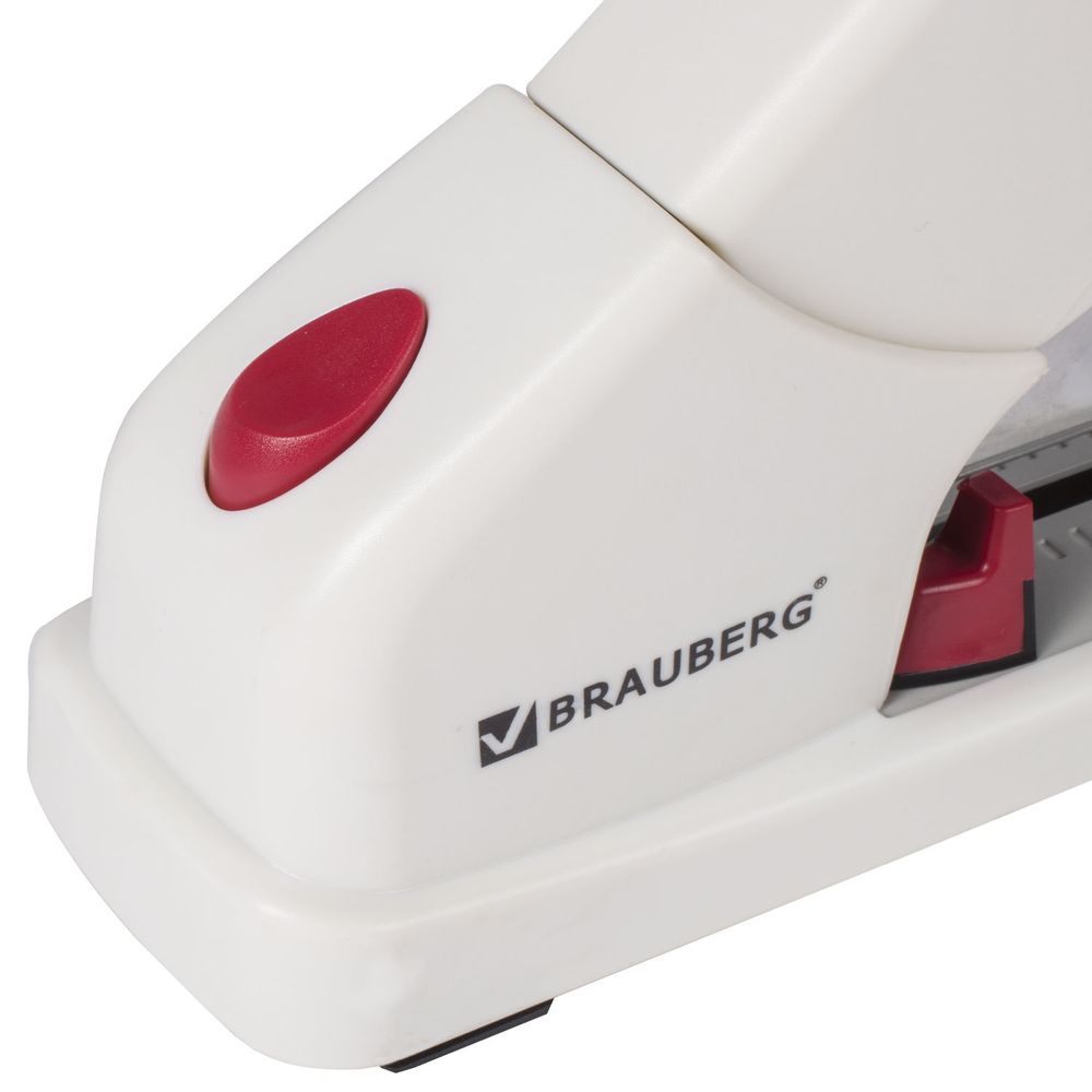 Степлер ЭНЕРГОСБЕРЕГАЮЩИЙ МОЩНЫЙ №24/6-23/17 BRAUBERG "Easy Press", до 120 листов, БЕЗ УСИЛИЙ