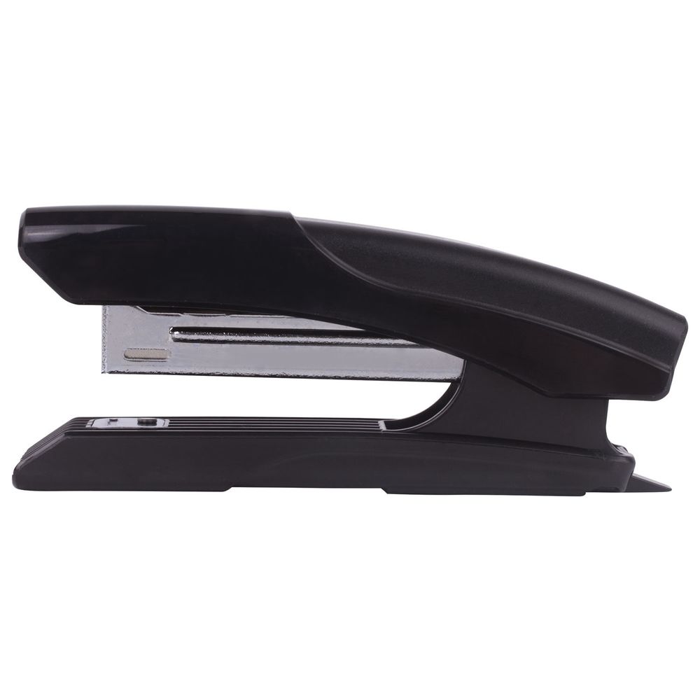 Степлер №10 BRAUBERG "Black Jack", до 18 листов, антистеплер, черный