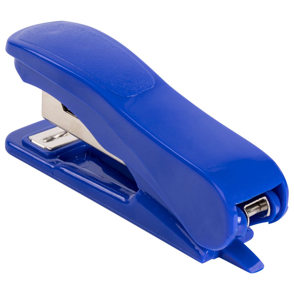 Степлер №10 STAFF "EVERYDAY", до 12 листов, с антистеплером, синий