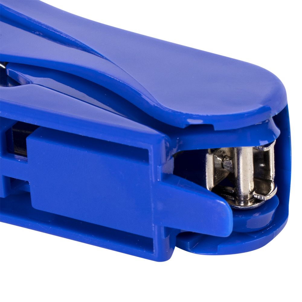 Степлер №10 STAFF "EVERYDAY", до 12 листов, с антистеплером, синий