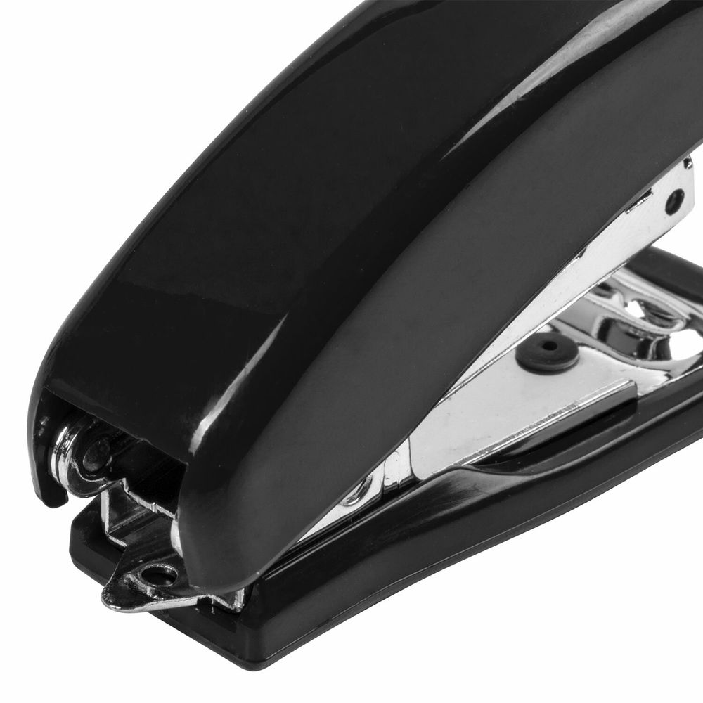Степлер №10 МИНИ BRAUBERG "Classic", до 12 листов, с антистеплером, черный