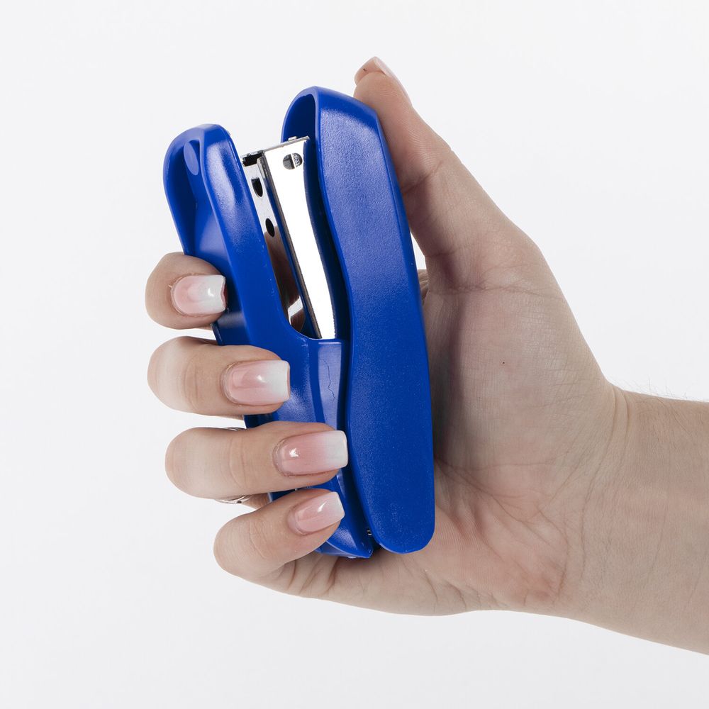 Степлер №24/6, 26/6 STAFF "EVERYDAY", до 20 листов, синий