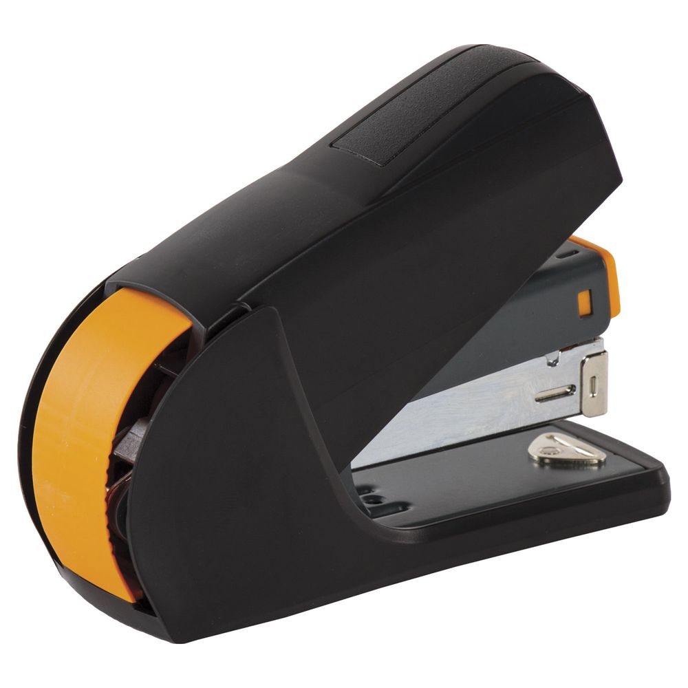 Степлер ЭНЕРГОСБЕРЕГАЮЩИЙ №24/6, 26/6 BRAUBERG "Easy Press", до 25 листов, БЕЗ УСИЛИЙ