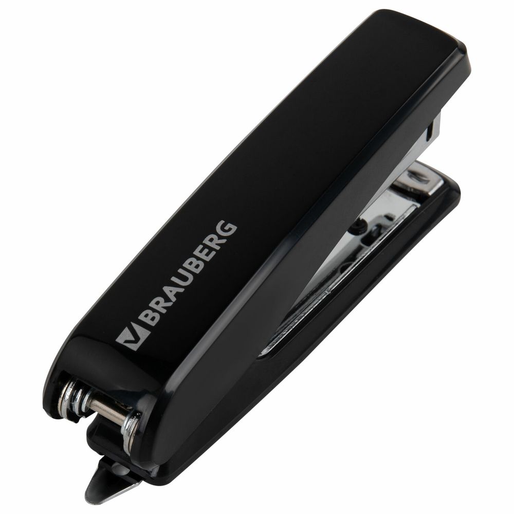 Степлер №10 BRAUBERG "Standard", до 20 листов, черный