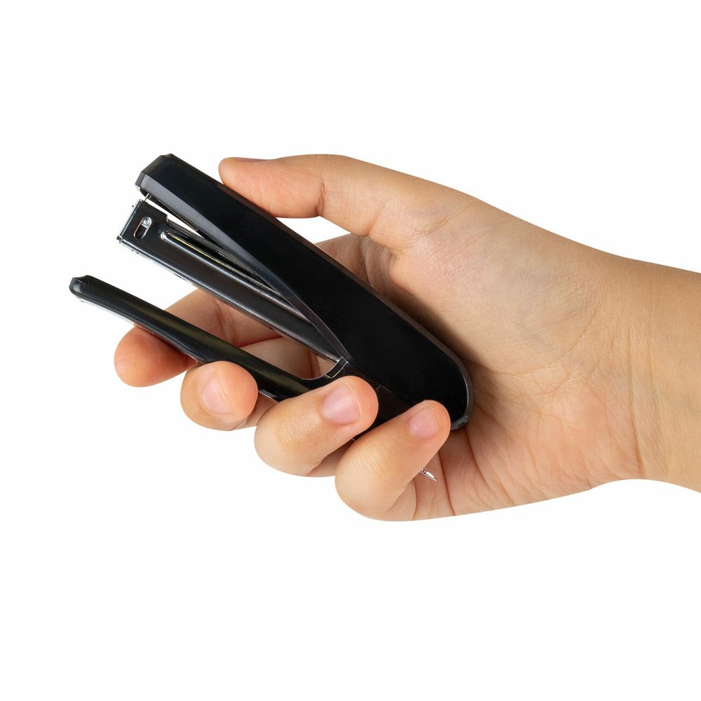 Степлер №10 BRAUBERG "Standard", до 20 листов, черный