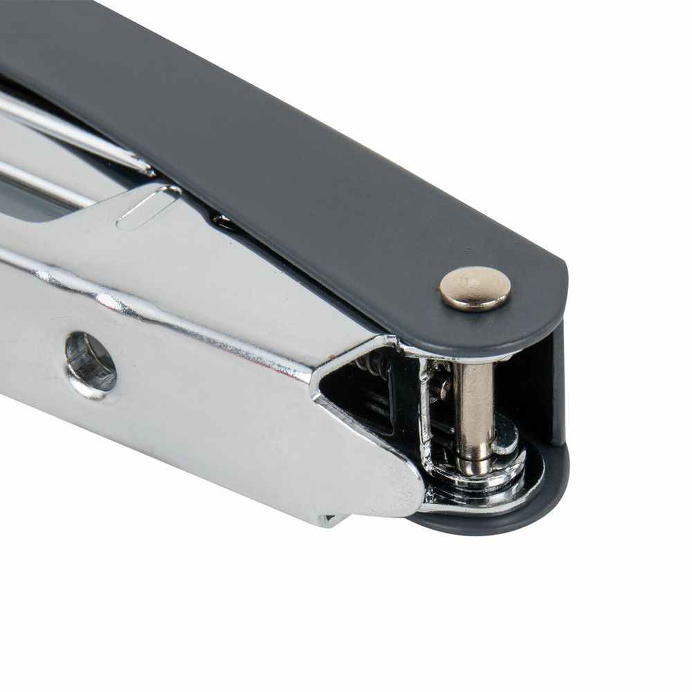 Степлер №10 металлический BRAUBERG "UNIVERSAL GT", до 16 листов, с антистеплером, черный