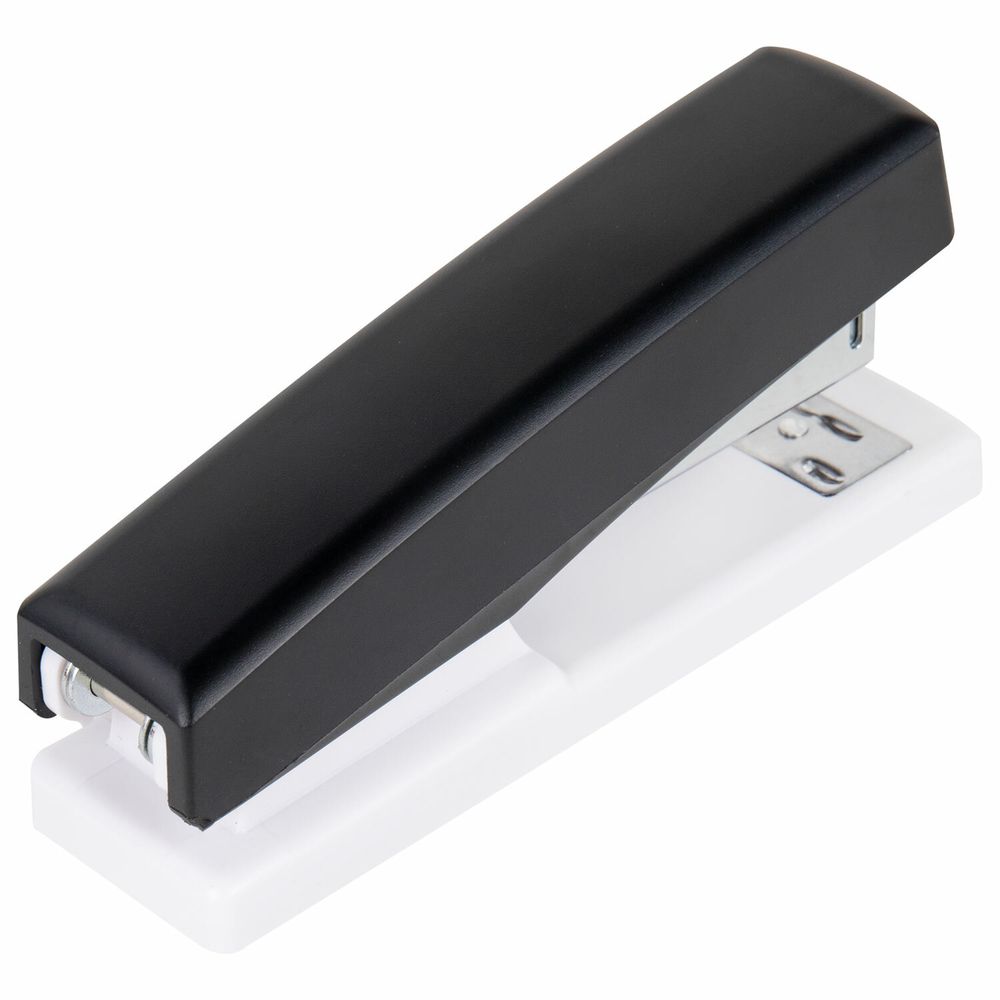 Степлер №24/6, 26/6 BRAUBERG "STYLE MAX", до 30 листов, черный