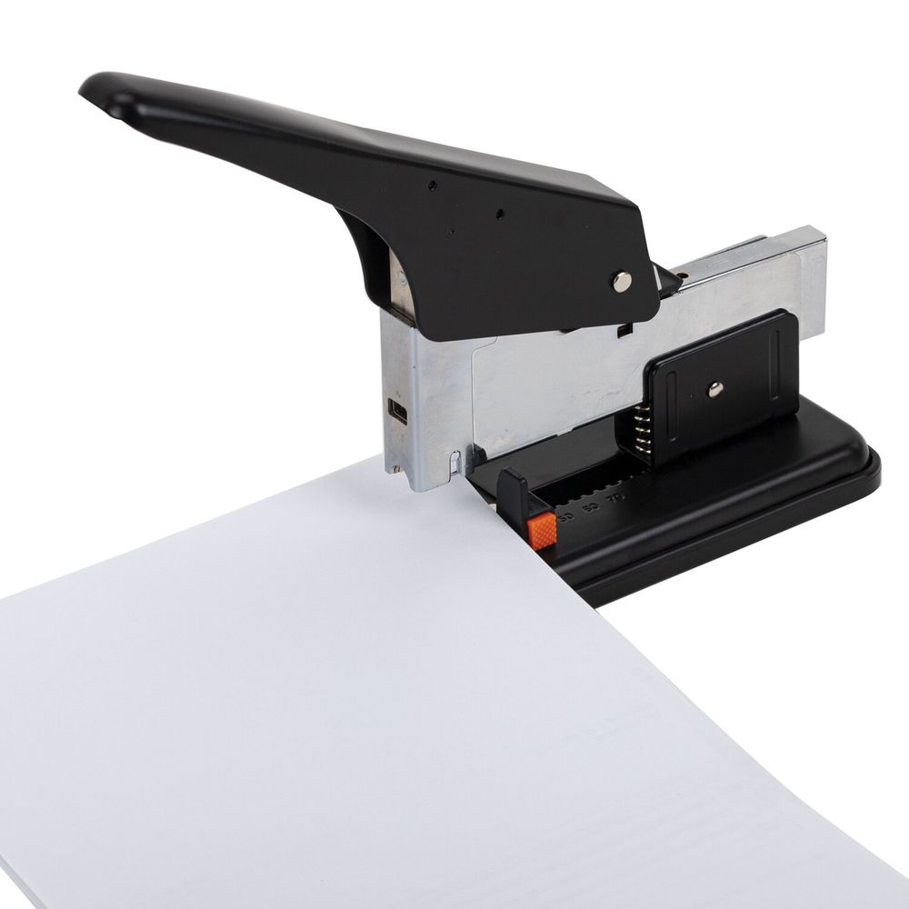 Степлер МОЩНЫЙ №24/6-23/24 металлический STAFF "HEAVY DUTY ECO", до 200 листов, черный