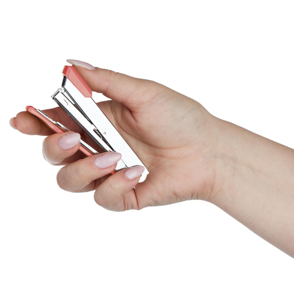 Степлер 10 листов, №10, красный