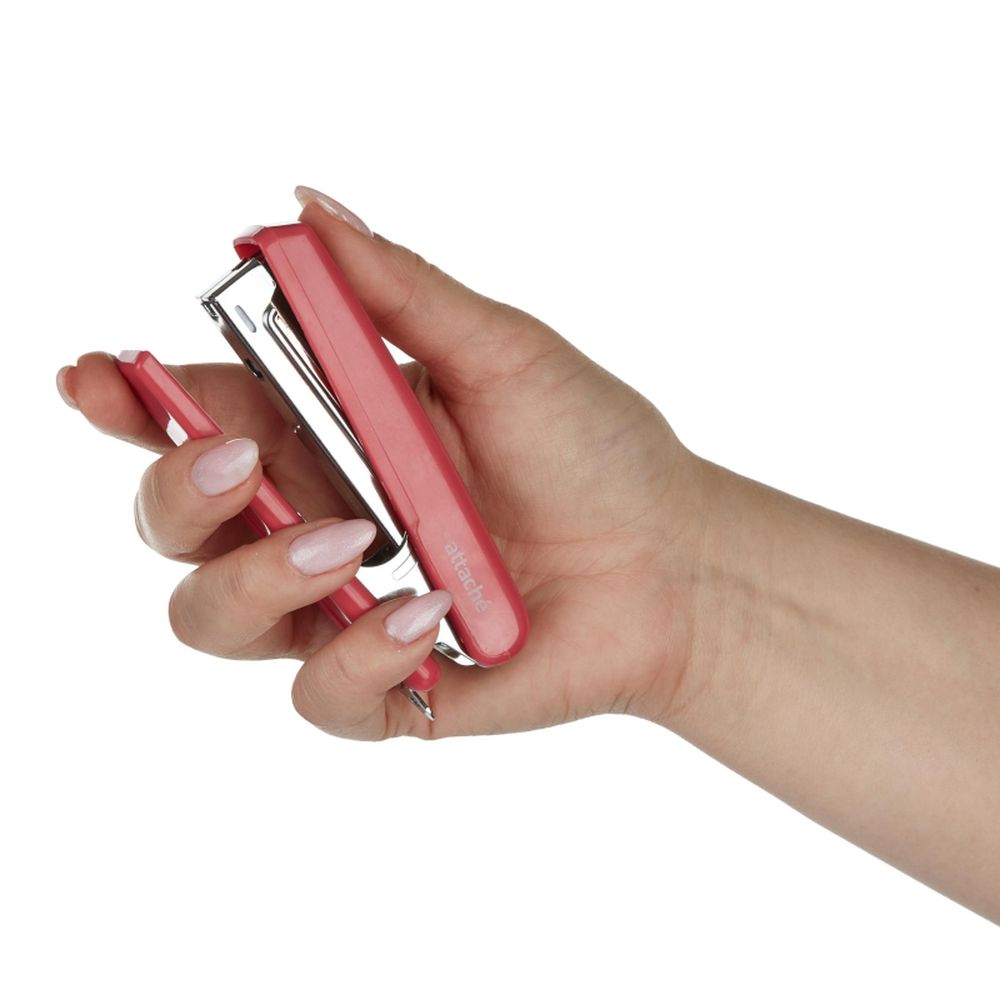 Степлер 15 листов Attache 8209 №10, красный