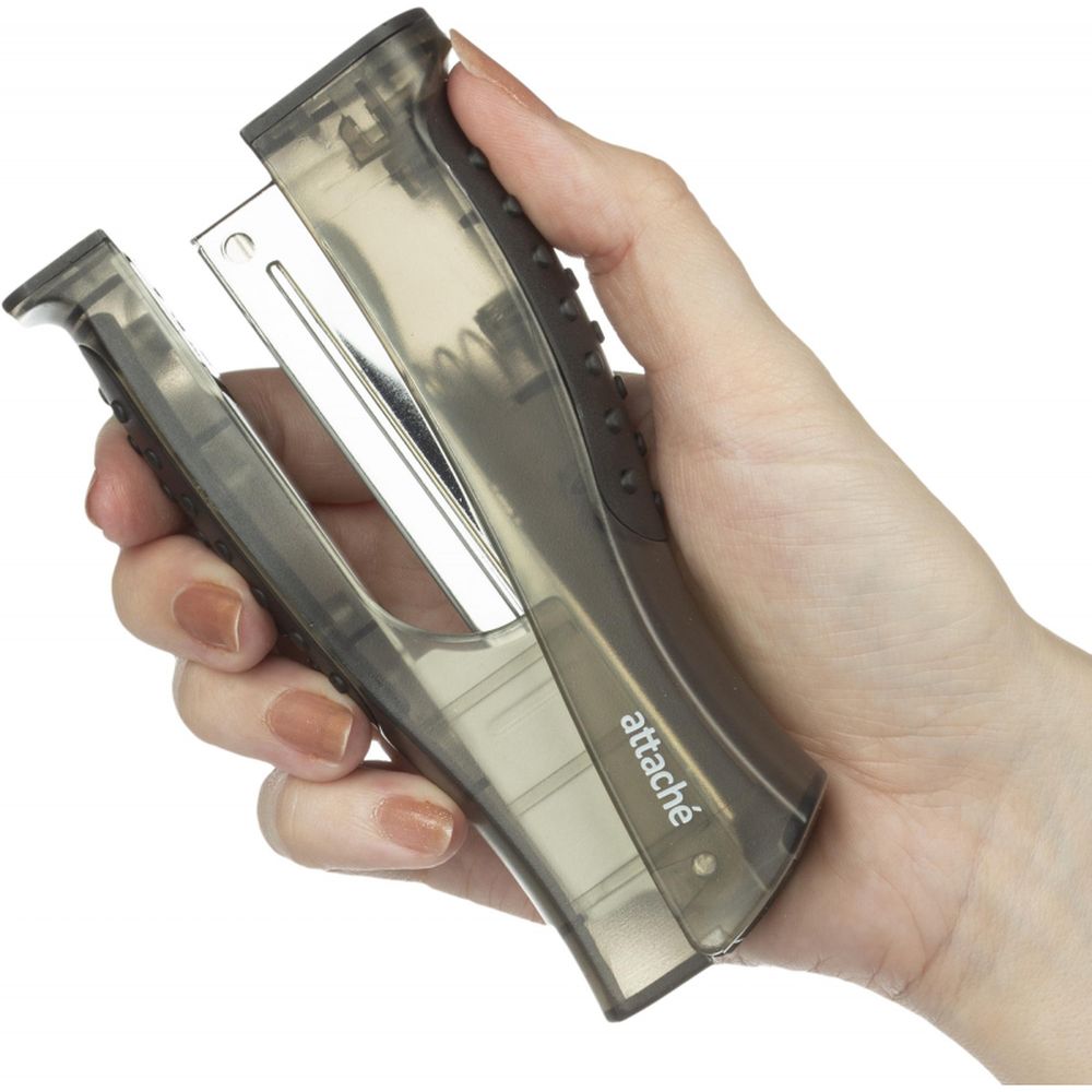 Степлер 20 листов ATTACHE 8918 №24/6 и 26/6, вертикальный, черный