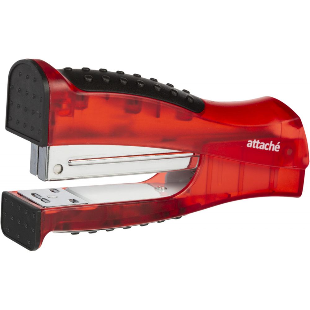 Степлер 20 листов ATTACHE 9918, 24/6-26/6, вертикальный, красный