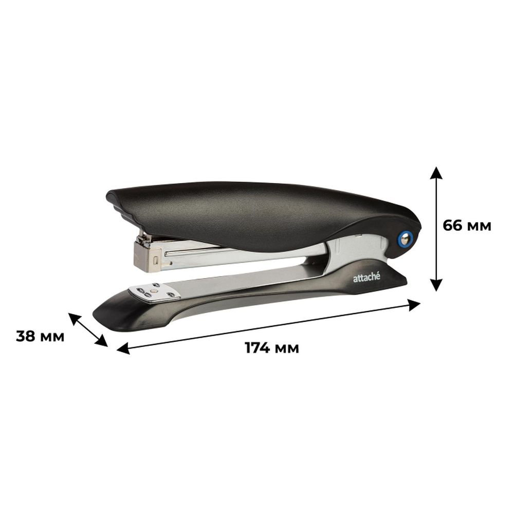Степлер 20 листов ATTACHE №24/6, черный