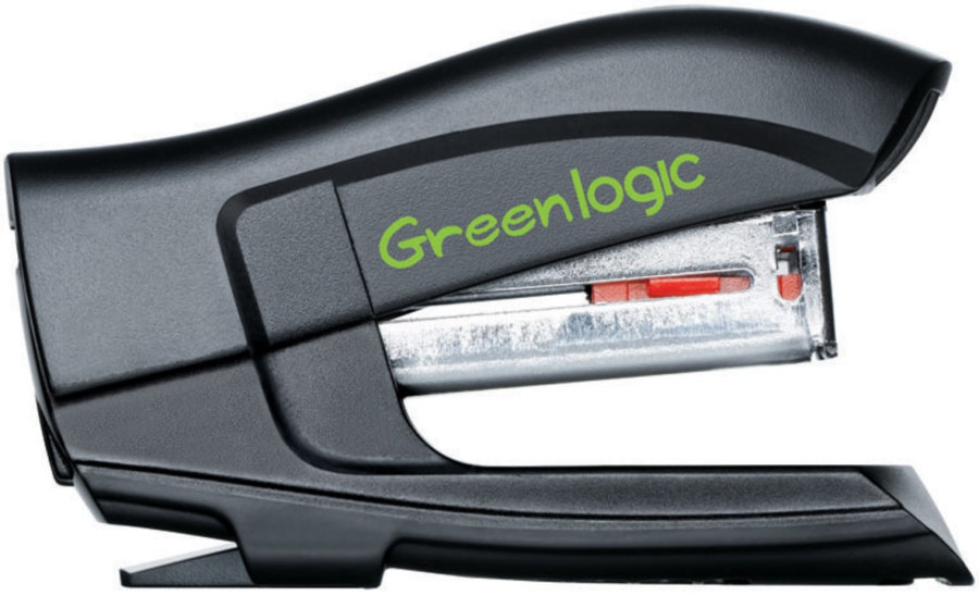 Степлер 12/15 листов MAPED GREENLOGIC мини 24/6 и 26/6, черный, короб с подвесом