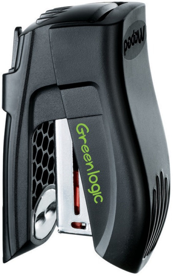 Степлер 12/15 листов MAPED GREENLOGIC мини 24/6 и 26/6, черный, короб с подвесом
