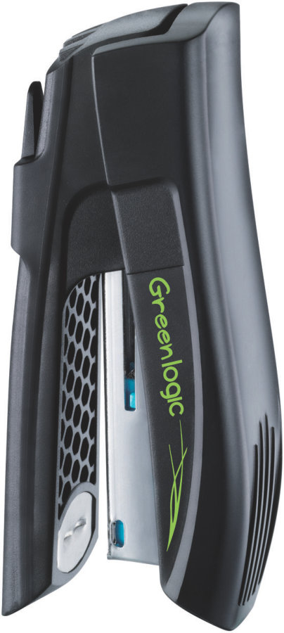 Степлер 15 листов MAPED GREENLOGIC Pocket 10, черный, короб с подвесом