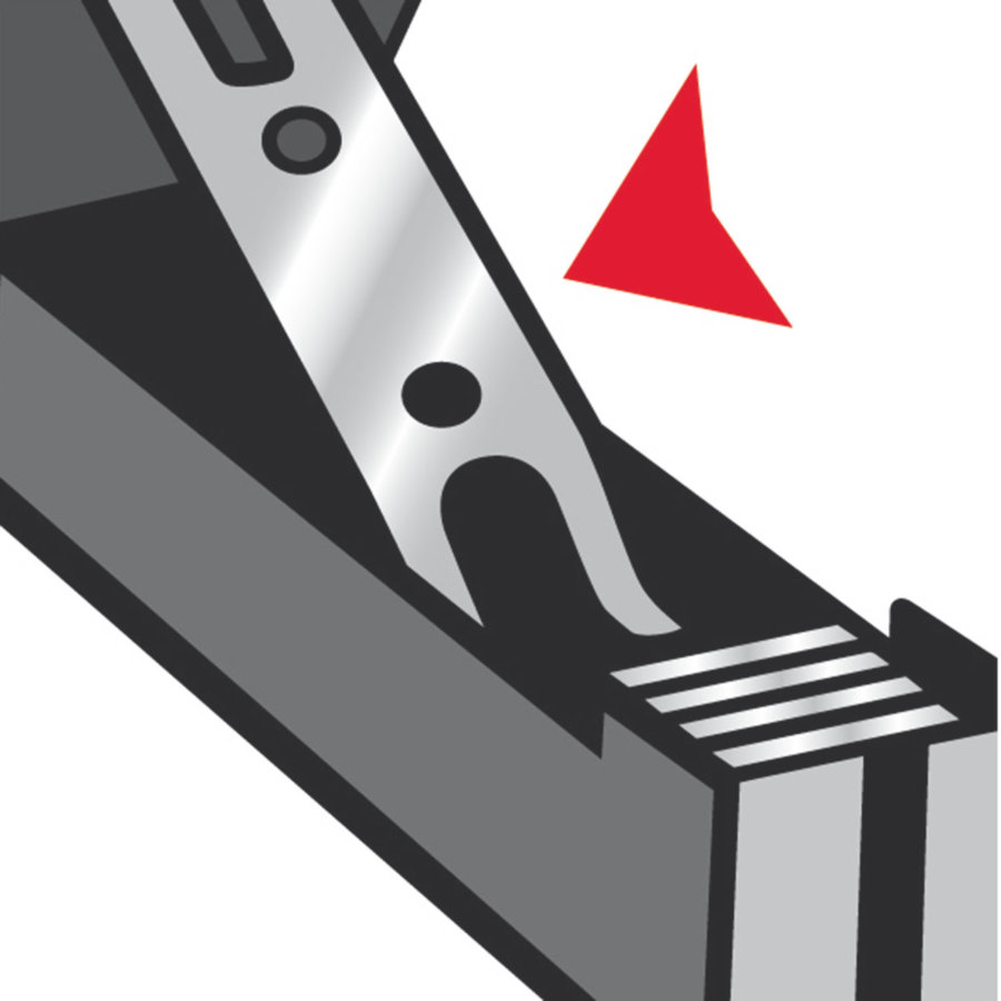 Степлер 25 листов MAPED ESSENTIALS METAL полноразмерный, глубина сшивки 84мм, 24/6 и 26/6, черный