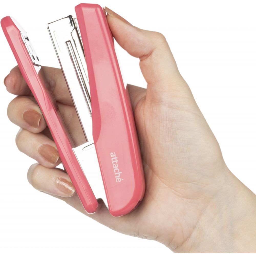 Степлер 25 листов ATTACHE 8215, N24/6&26/6, красный