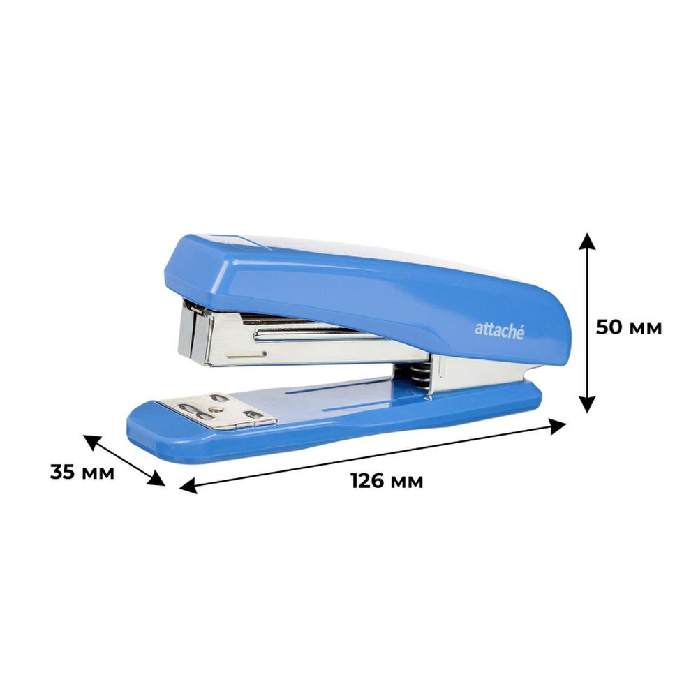 Степлер 25 листов ATTACHE YF9949, 24/6-26/6, синий