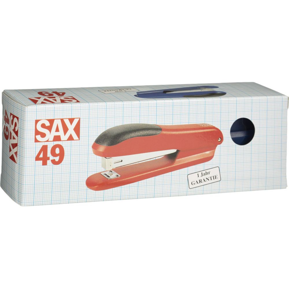 Степлер 25 листов SAX 49, 24/6, синий