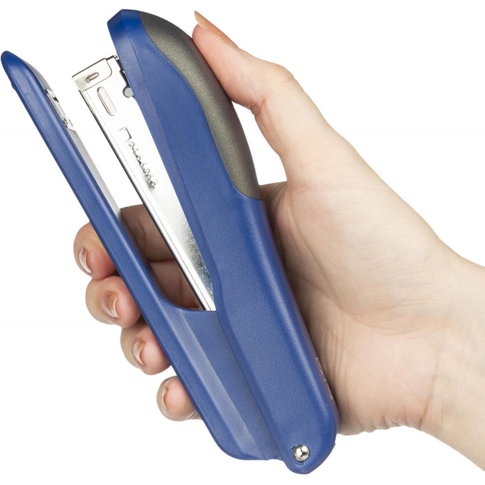 Степлер 25 листов SAX 49, 24/6, синий