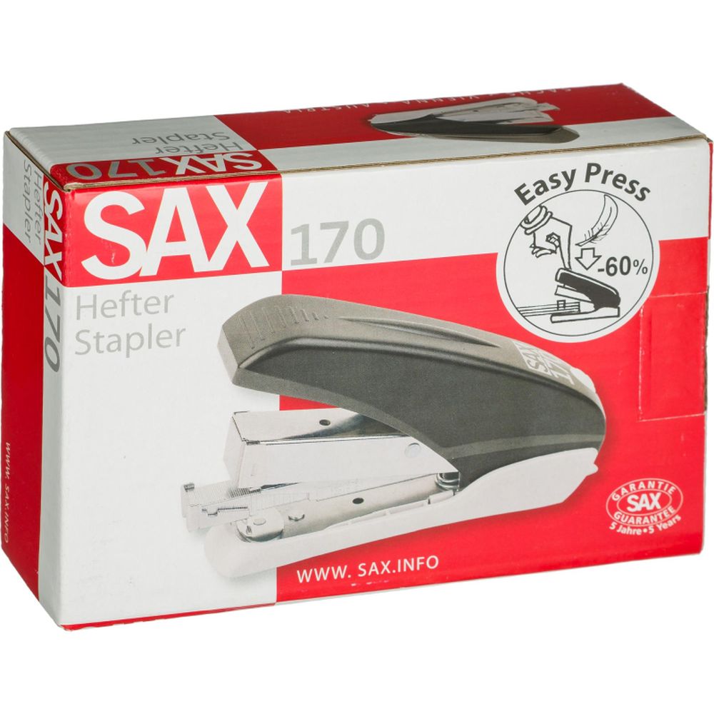 Степлер 40 листов SAX 170, 24/6, синий