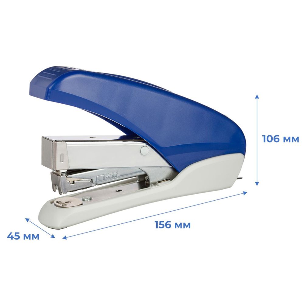 Степлер 40 листов SAX 170, 24/6, синий