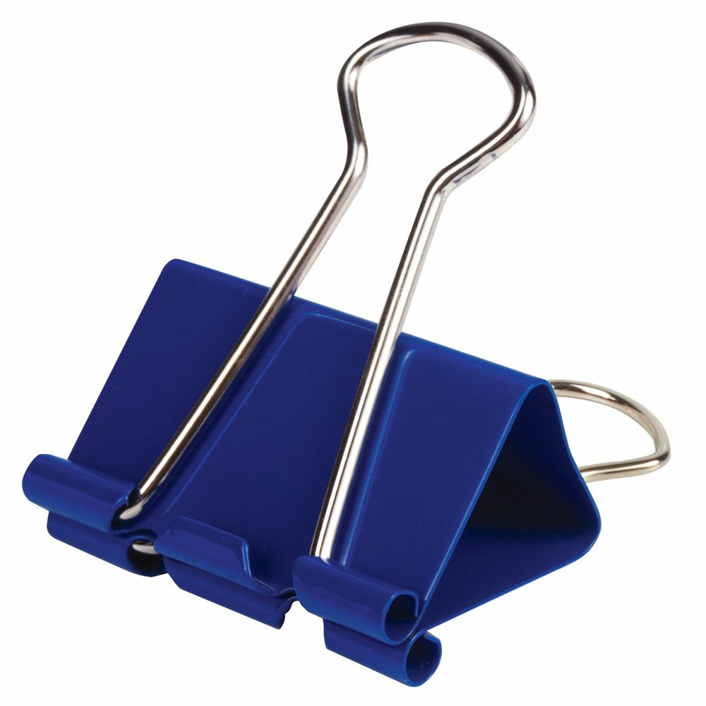 Зажимы для бумаг BRAUBERG, КОМПЛЕКТ 12 шт., 51 мм, на 230 листов, цветные, в пластиковом цилиндре