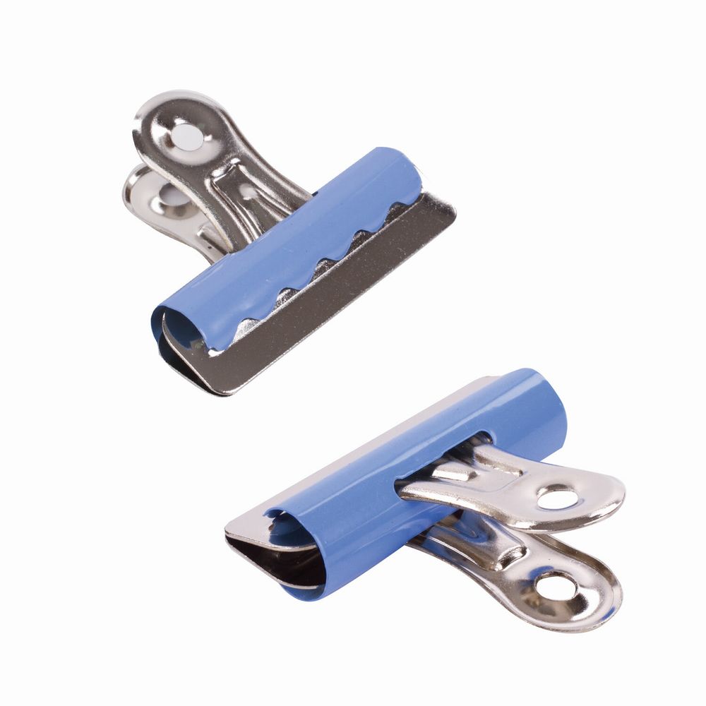 Зажимы-бульдоги для бумаг большие BRAUBERG, КОМПЛЕКТ 10 шт., 57 мм, на 90 листов, картонная коробка