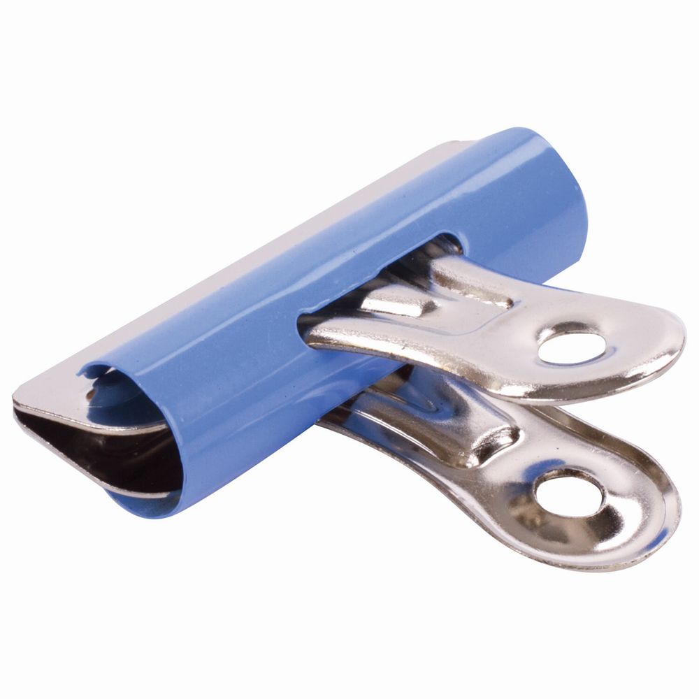 Зажимы-бульдоги для бумаг большие BRAUBERG, КОМПЛЕКТ 10 шт., 57 мм, на 90 листов, картонная коробка