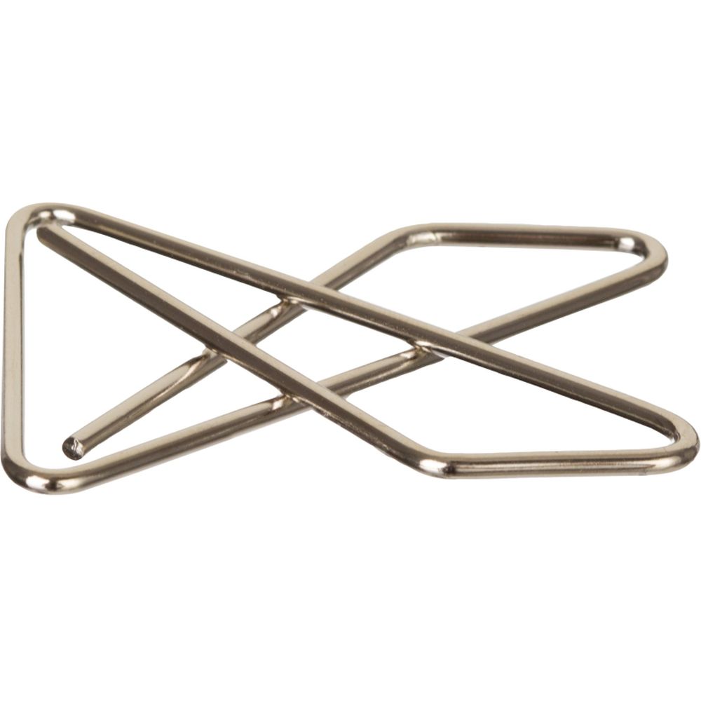 Скрепки "бабочка" ATTACHE 401, никель, 12шт/уп