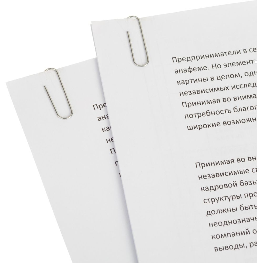 Скрепки 28 мм ATTACHE С28-100, сталь, 100шт/уп