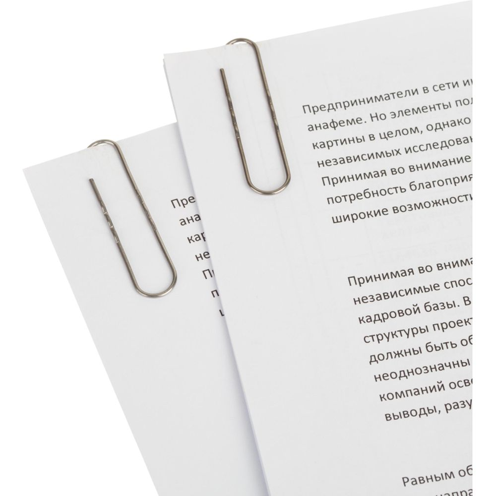 Скрепки 50 мм ATTACHE Г50-50, гофрированные, 50шт/уп