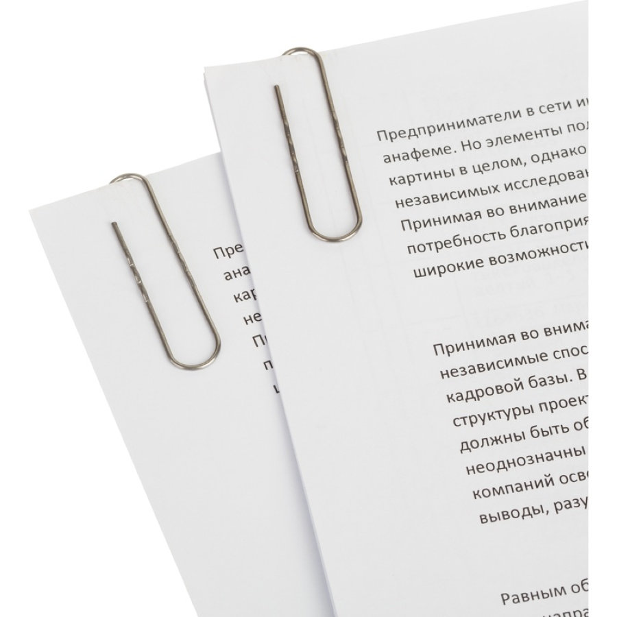 Скрепки 50 мм ATTACHE Г50-50, гофрированные, 50шт/уп